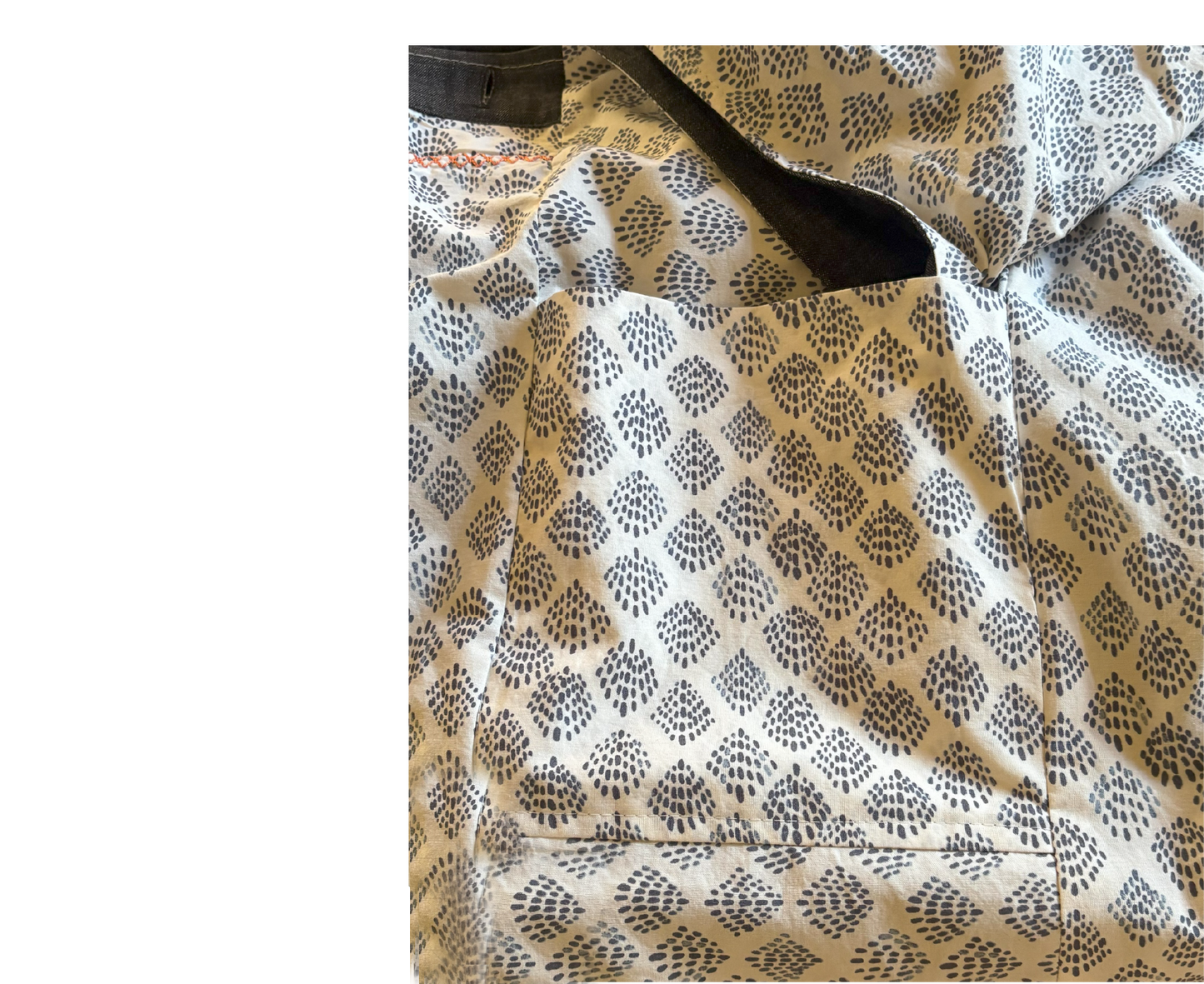 Geometric Edition Sling Bag, Black Denim Bag, Handcrafted from Repurposed Natural Fiber Textiles