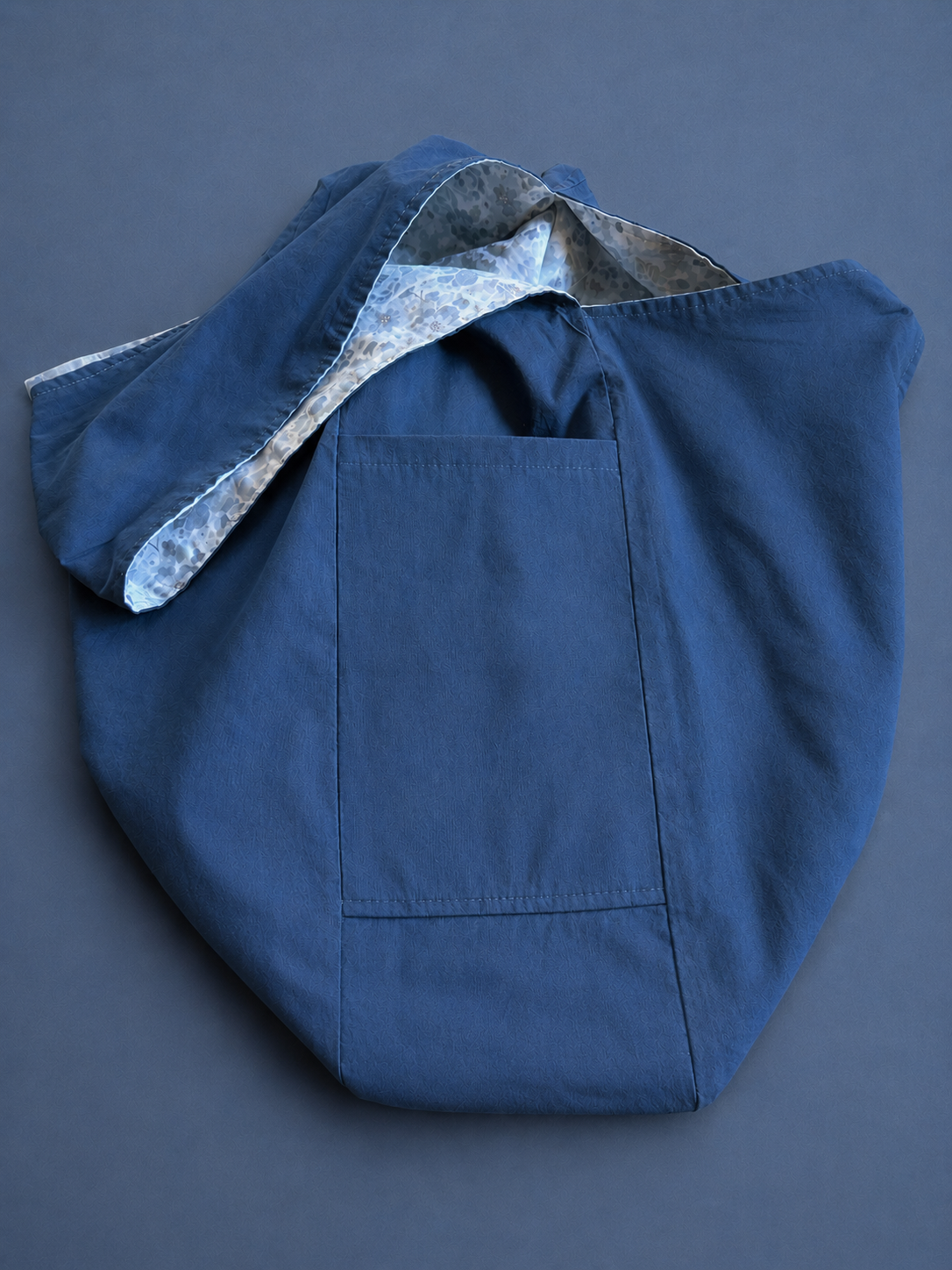 Soft Blue Ditsy Floral 1/2 Pint~Stitch Bag | 2nd Time Around Collection