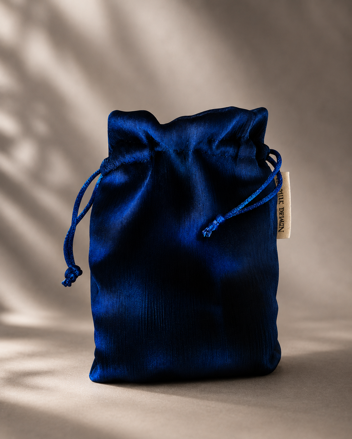 Navy Silk Bag | Sacred Silk Satchels