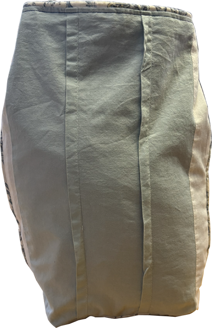 Side view of the Boho Chic Leigh Bag showing structured silhouette and solid fabric design.