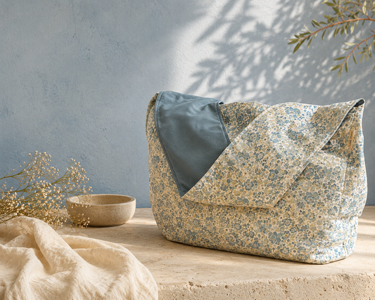 Blue Ditsy Floral Sling Bag | Soft & Charming