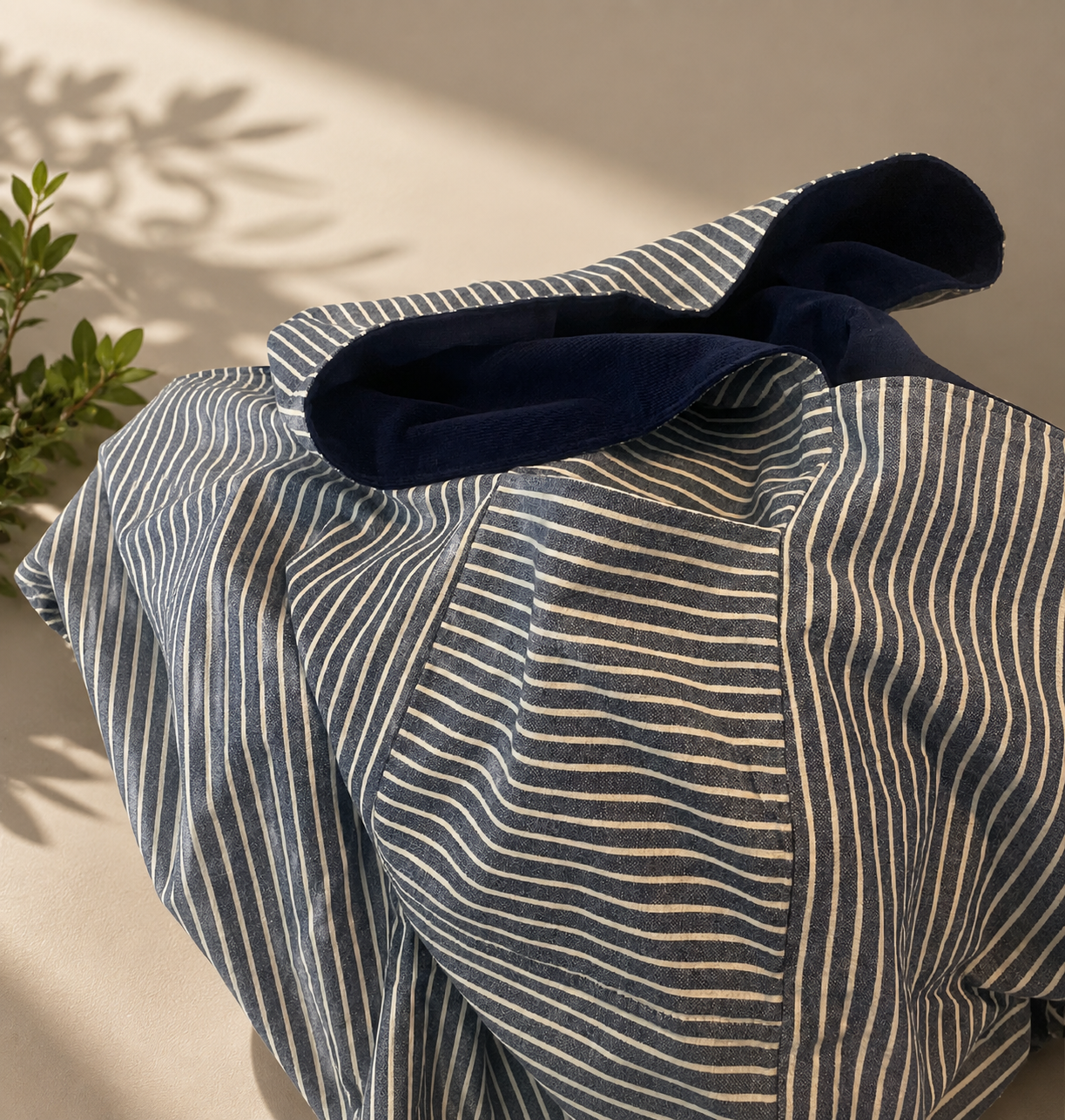 Navy Corduroy Sling Bag | Whimsy Meets Everyday Function