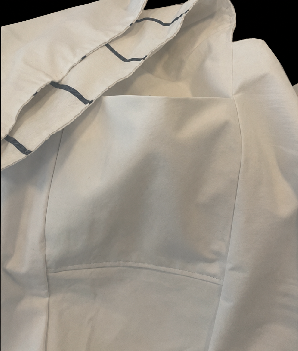 White with Blue Stripe Sling Bag | Nautical Charm Meets Everyday Ease