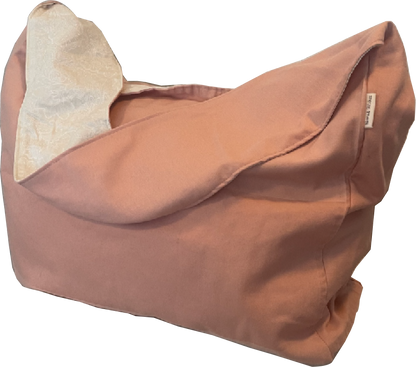 Blush Pink Twill Sling Bag